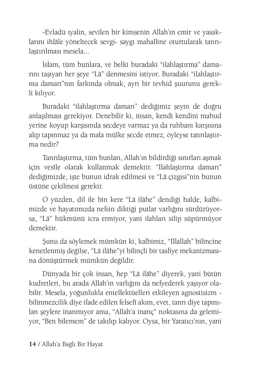 Allah'a Bağlı Bir Hayat - Ahmet Taşgetiren