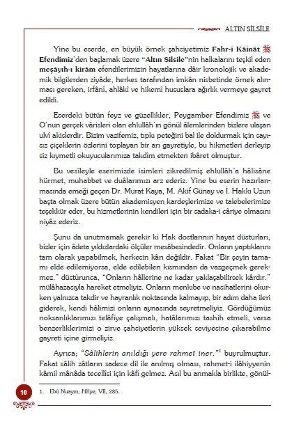 Altın Silsile (Ciltli) - Osman Nuri Topbaş