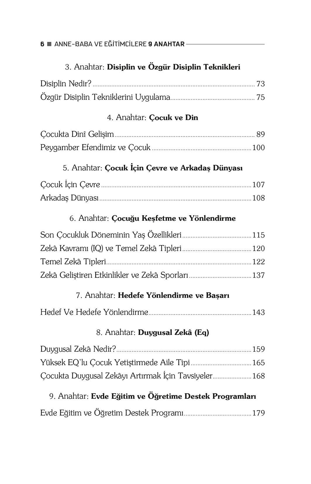 Anne - Baba ve Eğitimcilere 9 Anahtar - Şerife Tortop