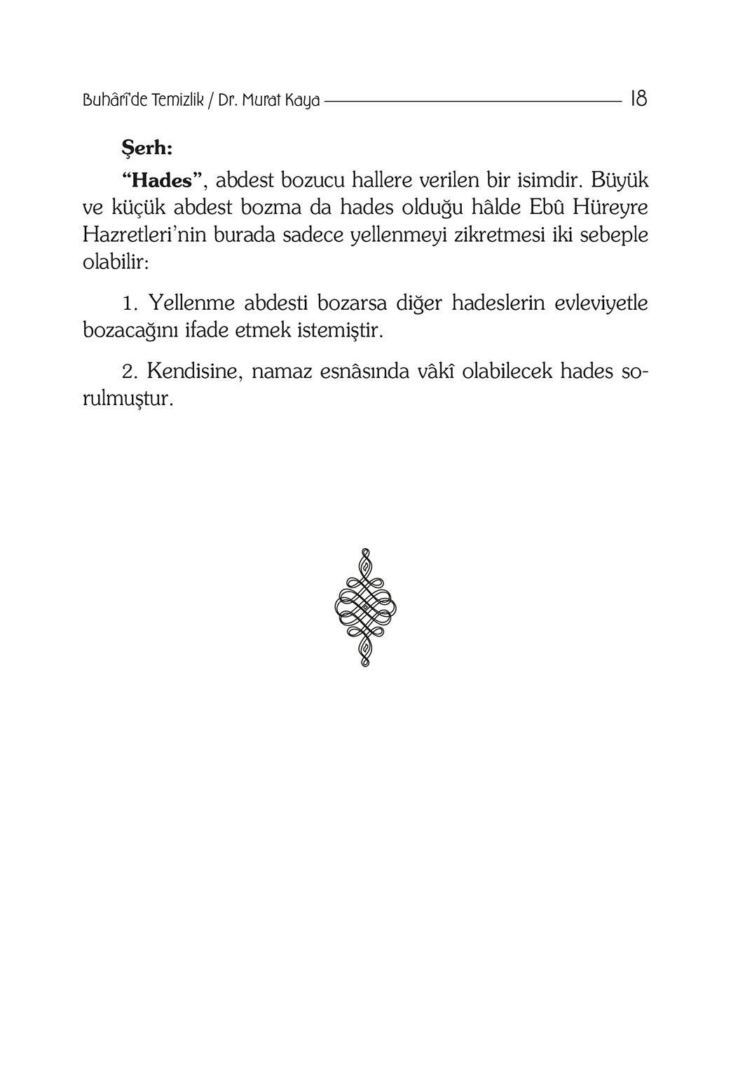 Buhari'de Temizlik - Doç. Dr. Murat Kaya