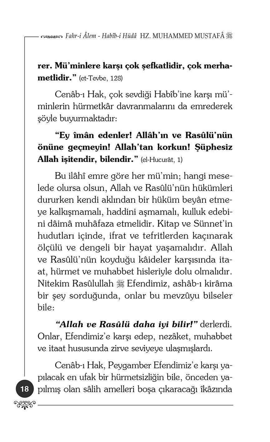 Fahr-i Alem Habib-i Hüda Hz. Muhammed Mustafa - Osman Nuri Topbaş