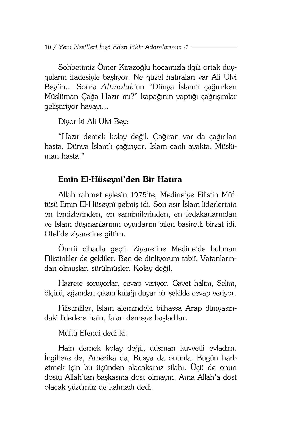 Fikir Adamlarımız - 1 - Y. Selman Tan