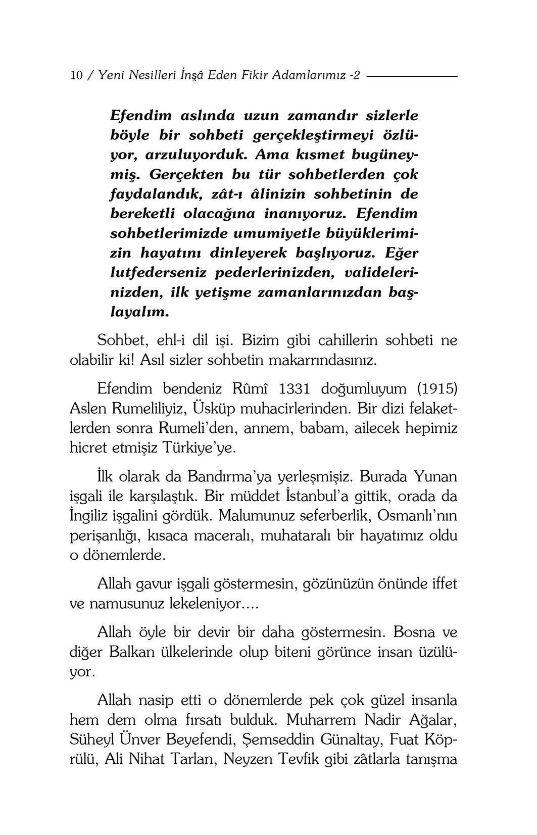 Fikir Adamlarımız - 2 - Y. Selman Tan