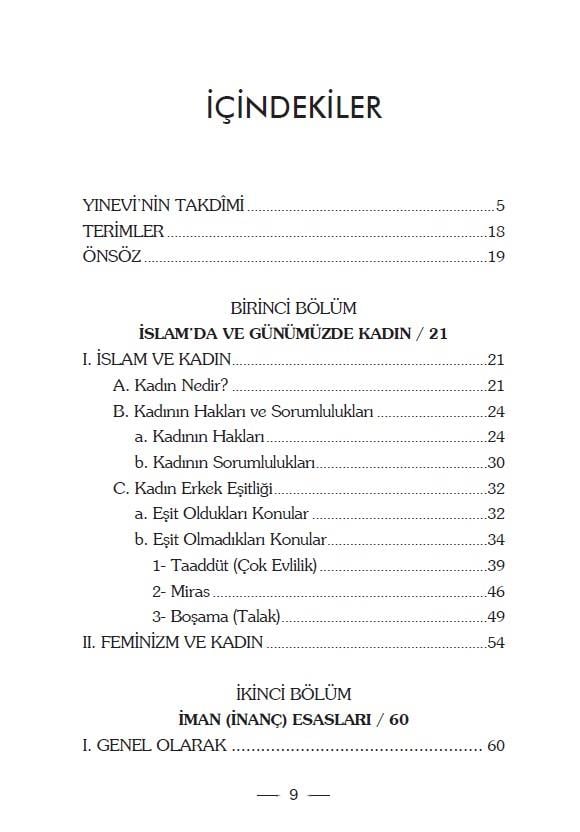 Hanımlara Özel İlmihal - Faruk Beşer