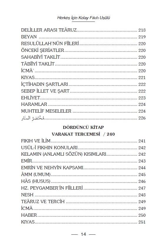 Herkes İçin Kolay Fıkıh Usulu - Faruk Beşer-Herkes İçin Kolay Fıkıh Usulu - Faruk Beşer - Erkam Yayınları