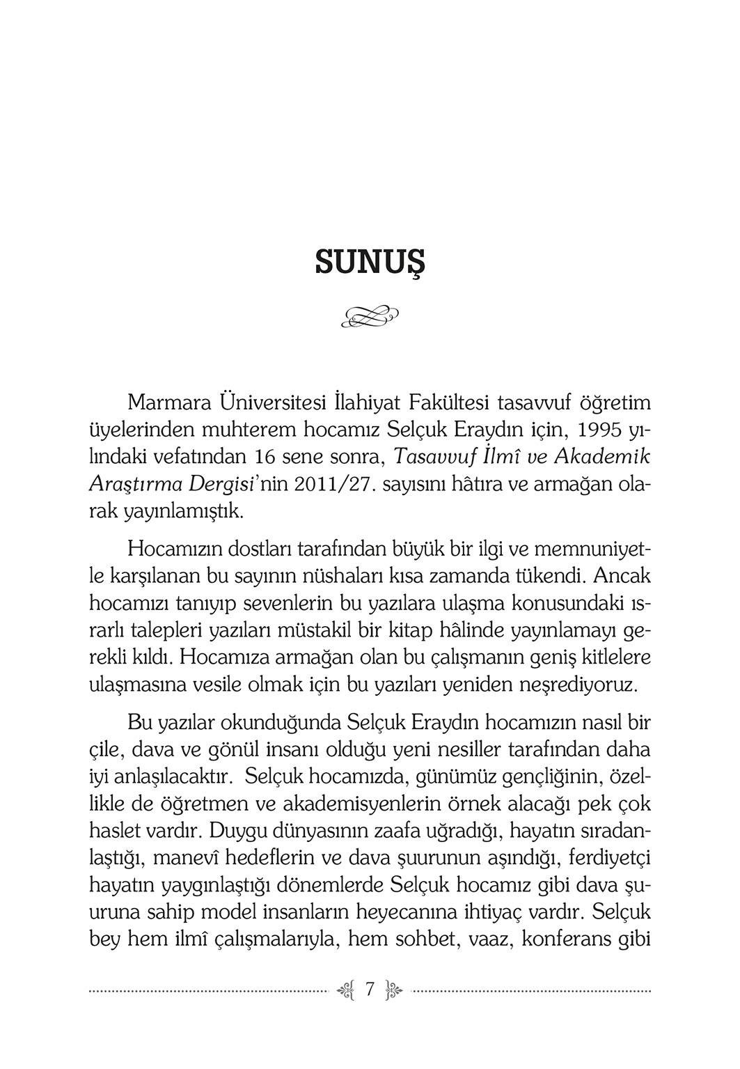 Hocamız Selçuk Eraydın - Prof. Dr. Hasan Kamil Yılmaz