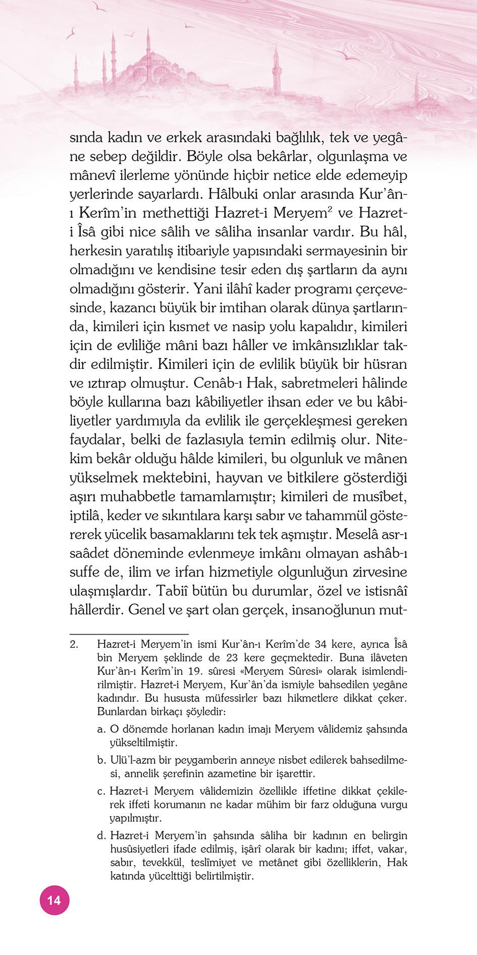 Huzurlu Aile Yuvası (Lüks Baskı Davetiye Formatlı) - Osman Nuri Topbaş