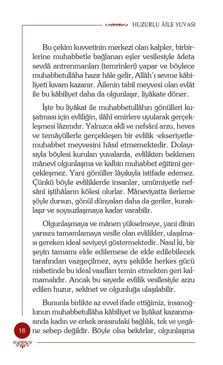 Huzurlu Aile Yuvası - Osman Nuri Topbaş