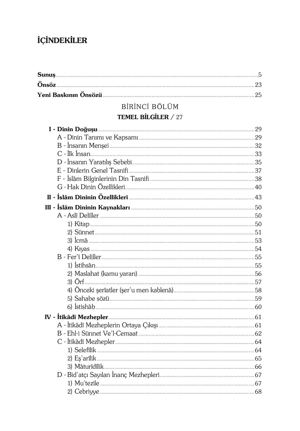 İslam İlmihali - Prof. Dr. Hamdi Döndüren