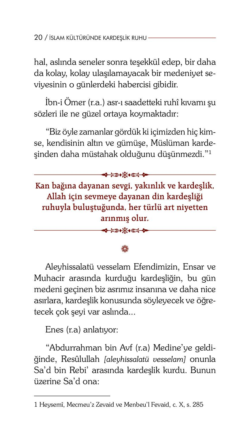 İslam Kültüründe Kardeşlik Ruhu - Semih Yolaçan