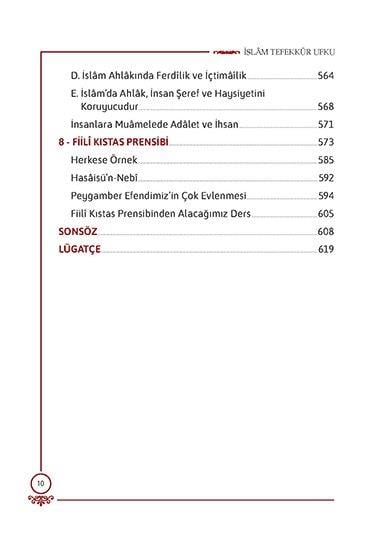 İslam Tefekkür Ufku - Osman Nuri Topbaş