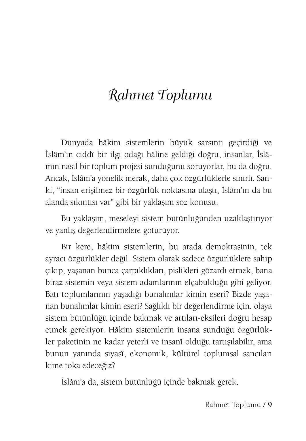 İslam ve Rahmet Toplumu - Ahmet Taşgetiren
