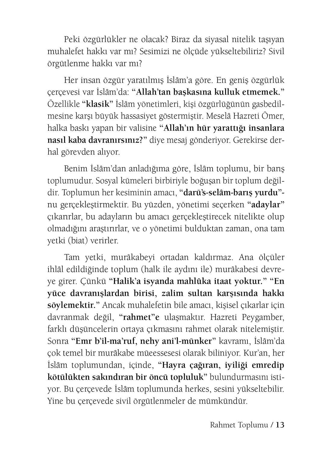 İslam ve Rahmet Toplumu - Ahmet Taşgetiren