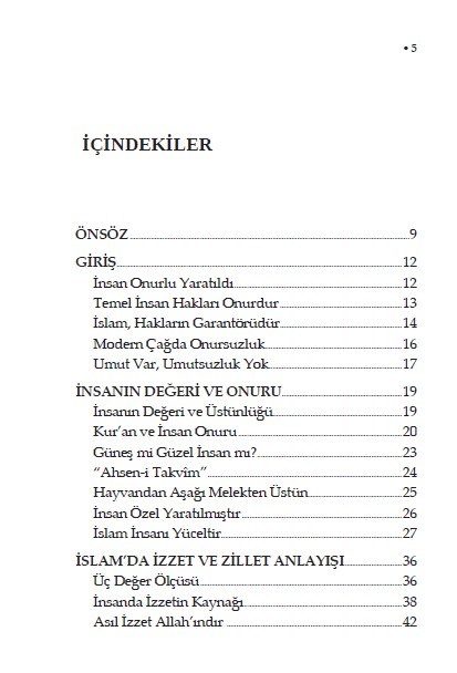 İslam'da İnsan Onuru Ve Çağa Yansıması - Cemal Nar-