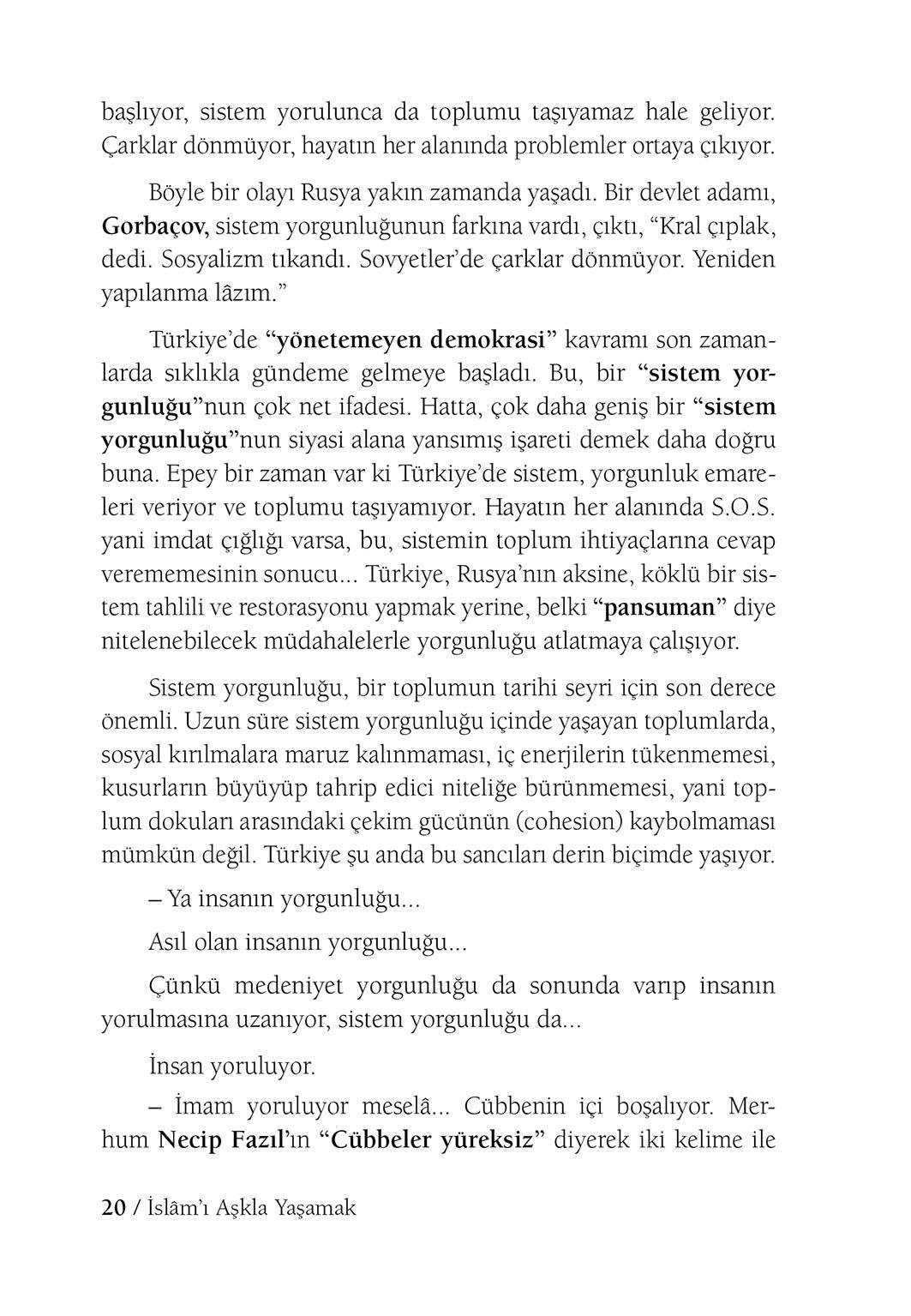 İslamı Aşkla Yaşamak - Ahmet Taşgetiren