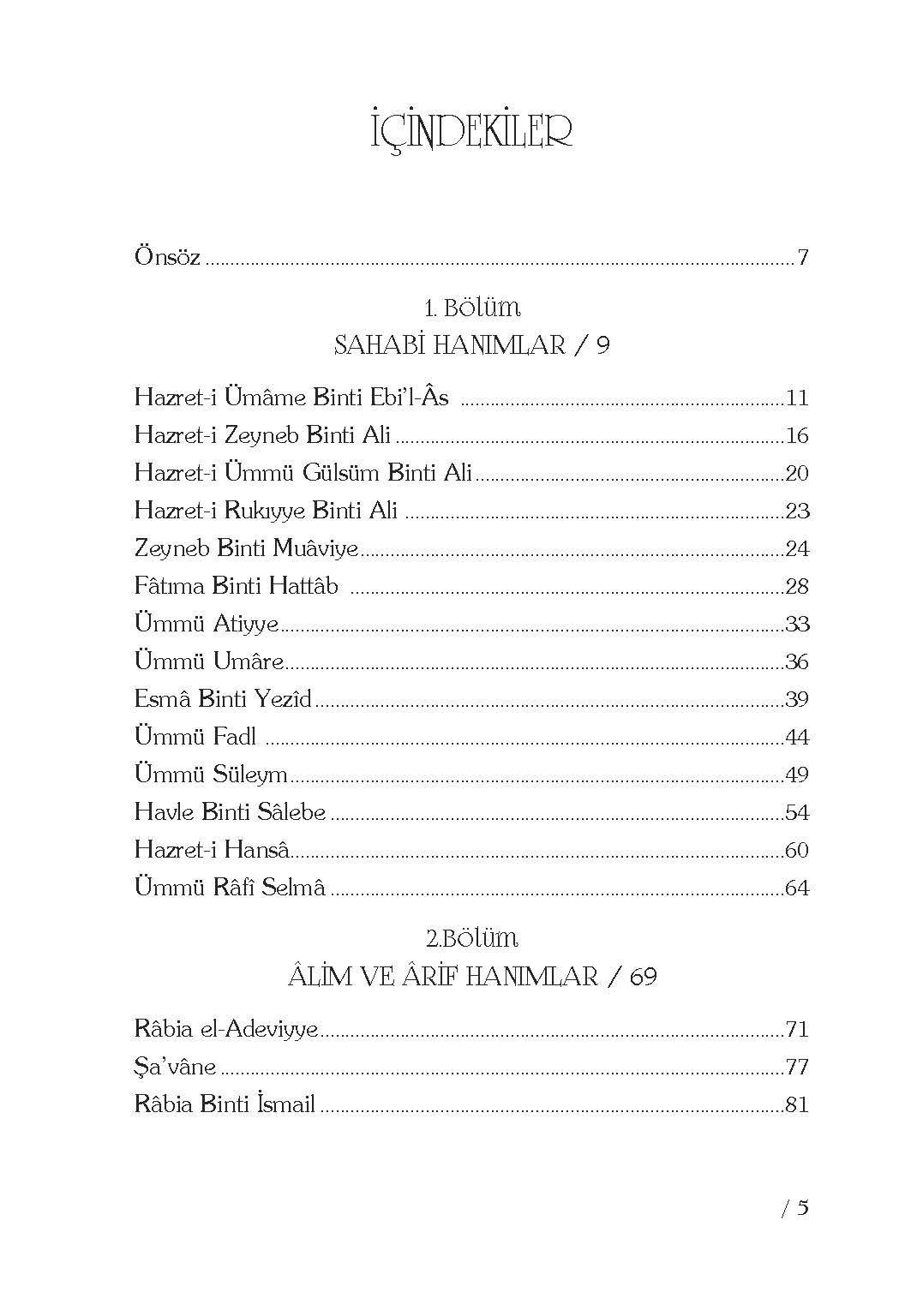 İslam'ın Güzide Hanımları