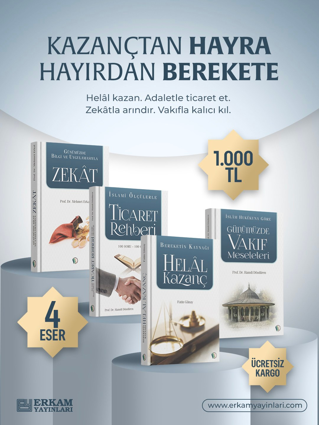 Kazançtan Hayra Hayırdan Berekete 4 Kitap-Kazançtan Hayra Hayırdan Berekete 4 Kitap - Kampanya Kitapları