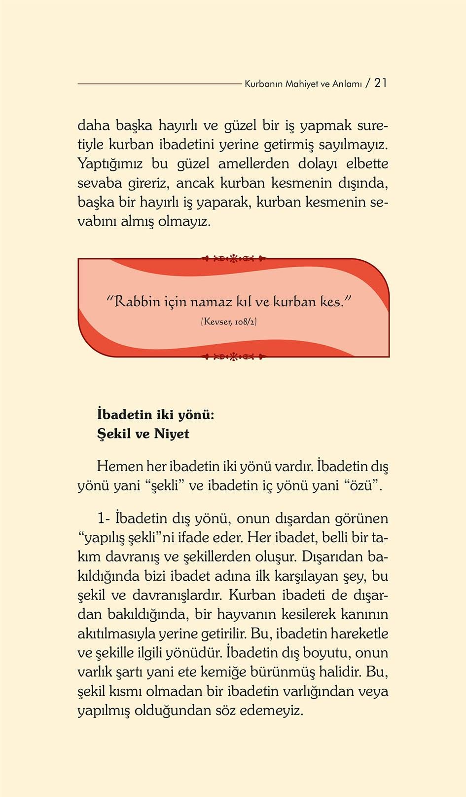 Kurban İbadeti - Dr. Recep Özdirek