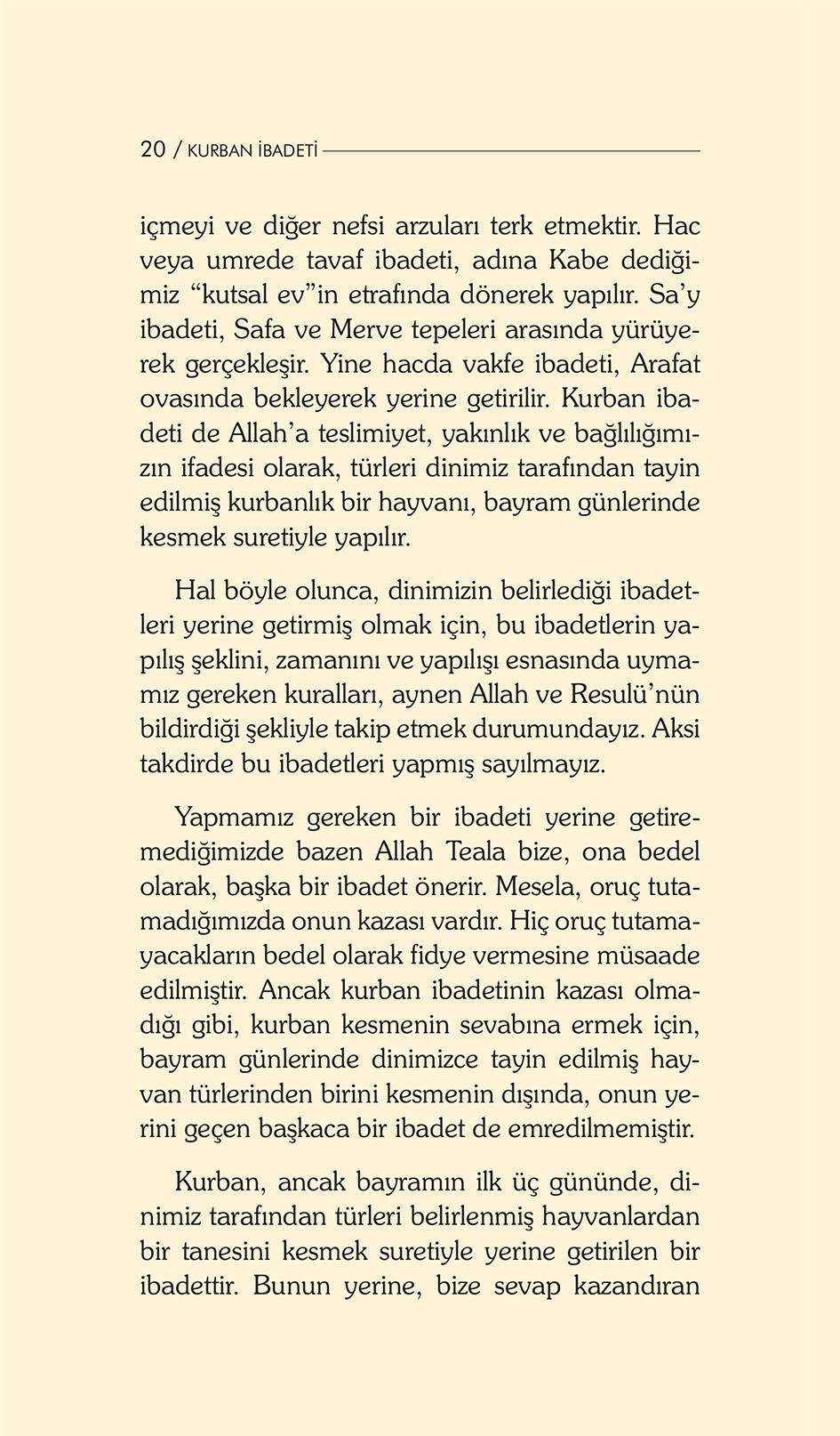 Kurban İbadeti - Dr. Recep Özdirek