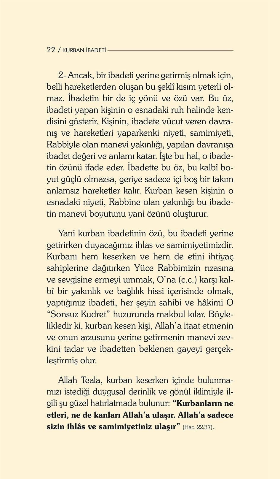 Kurban İbadeti - Dr. Recep Özdirek