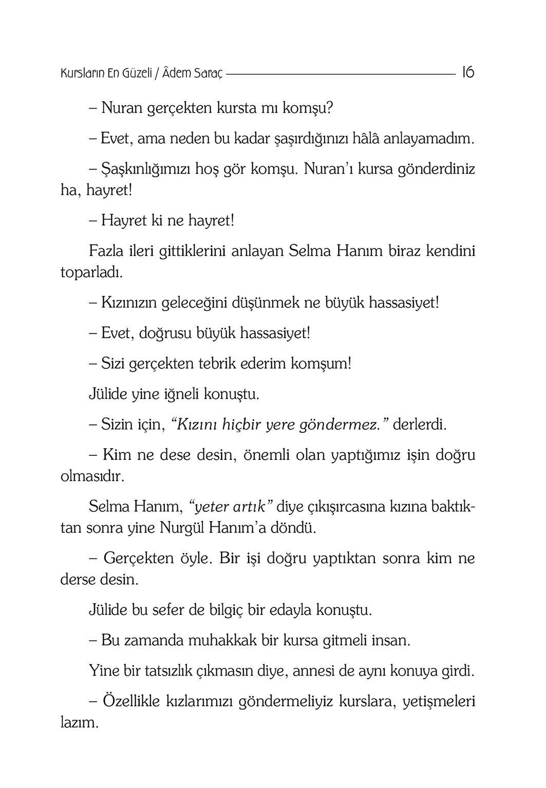 Kursların En Güzeli - Adem Saraç