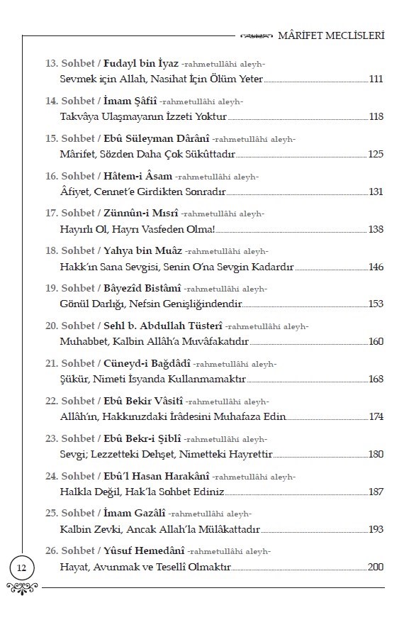 Mârifet Meclisleri  (Karton Kapak)- Mehmet Lütfi Arslan-Mârifet Meclisleri - Mehmet Lütfi Arslan - Erkam Yayınları