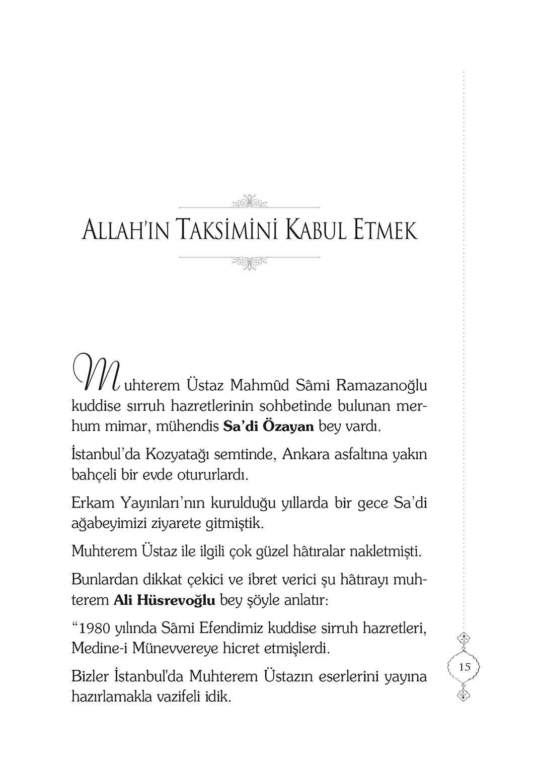 Mahmud Sami Efendi'den Hatıralar - 3 / Mustafa Eriş