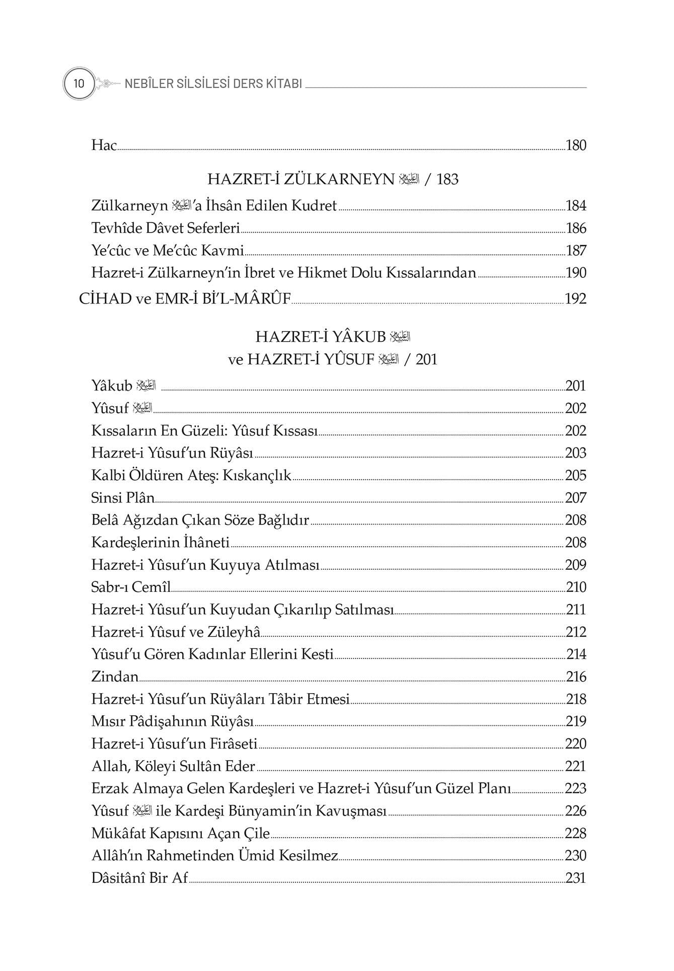 Nebiler Silsilesi - 1 (Ders Kitabı) - Osman Nuri Topbaş