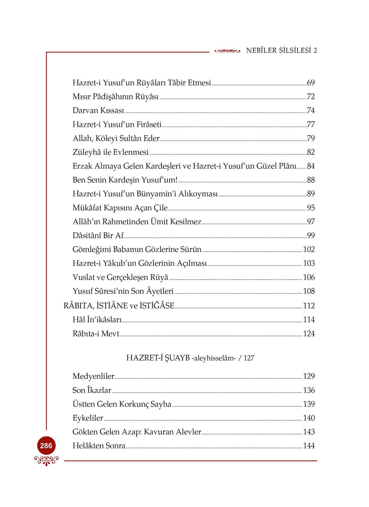 Nebiler Silsilesi-2 (Küçük Boy)