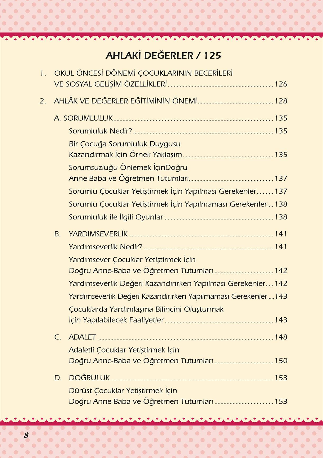 Okul Öncesi Değerler Eğitimi ve Faaliyet Örnekleri - Nigar Büşra Bahçeci