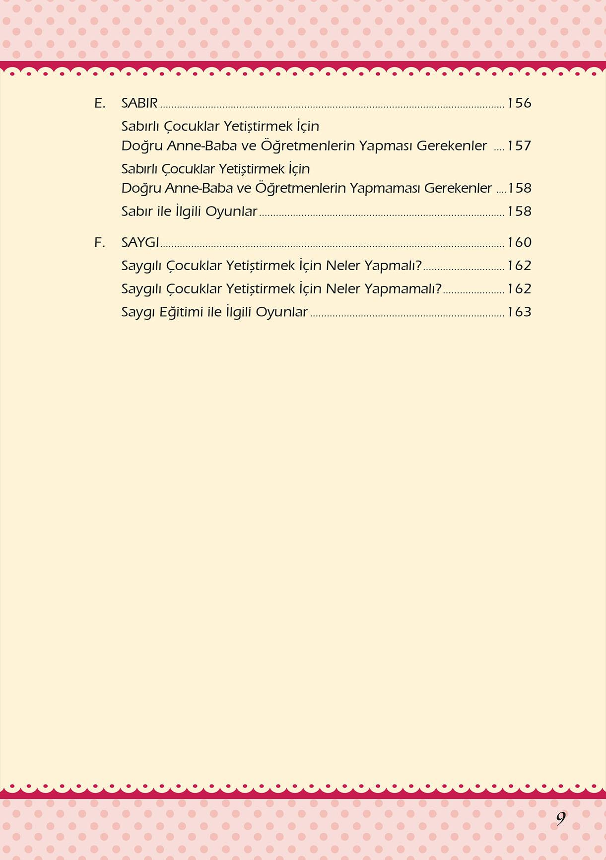 Okul Öncesi Değerler Eğitimi ve Faaliyet Örnekleri - Nigar Büşra Bahçeci