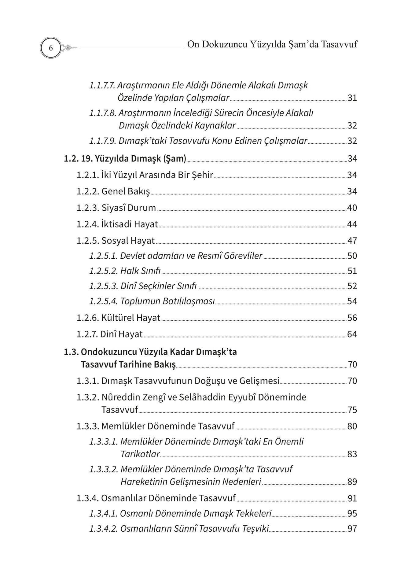 On Dokuzuncu Yüzyılda Şam'da Tasavvuf - Dr. İyat Erbakan