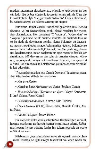 Peygamber Efendimiz'den 365 Örnek Davranış - Mehmet Köprülü