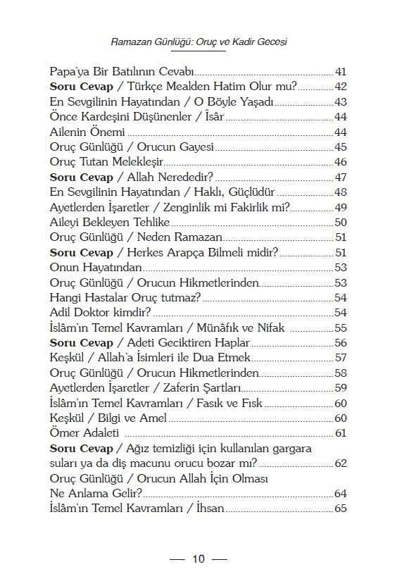 Ramazan Günlüğü - Faruk Beşer-Ramazan Günlüğü - Faruk Beşer - Erkam Yayınları