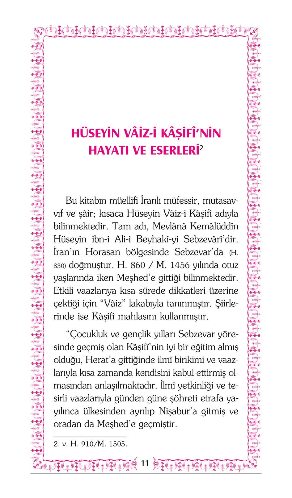 Salat ü Selam - Hüseyin Kâşifi