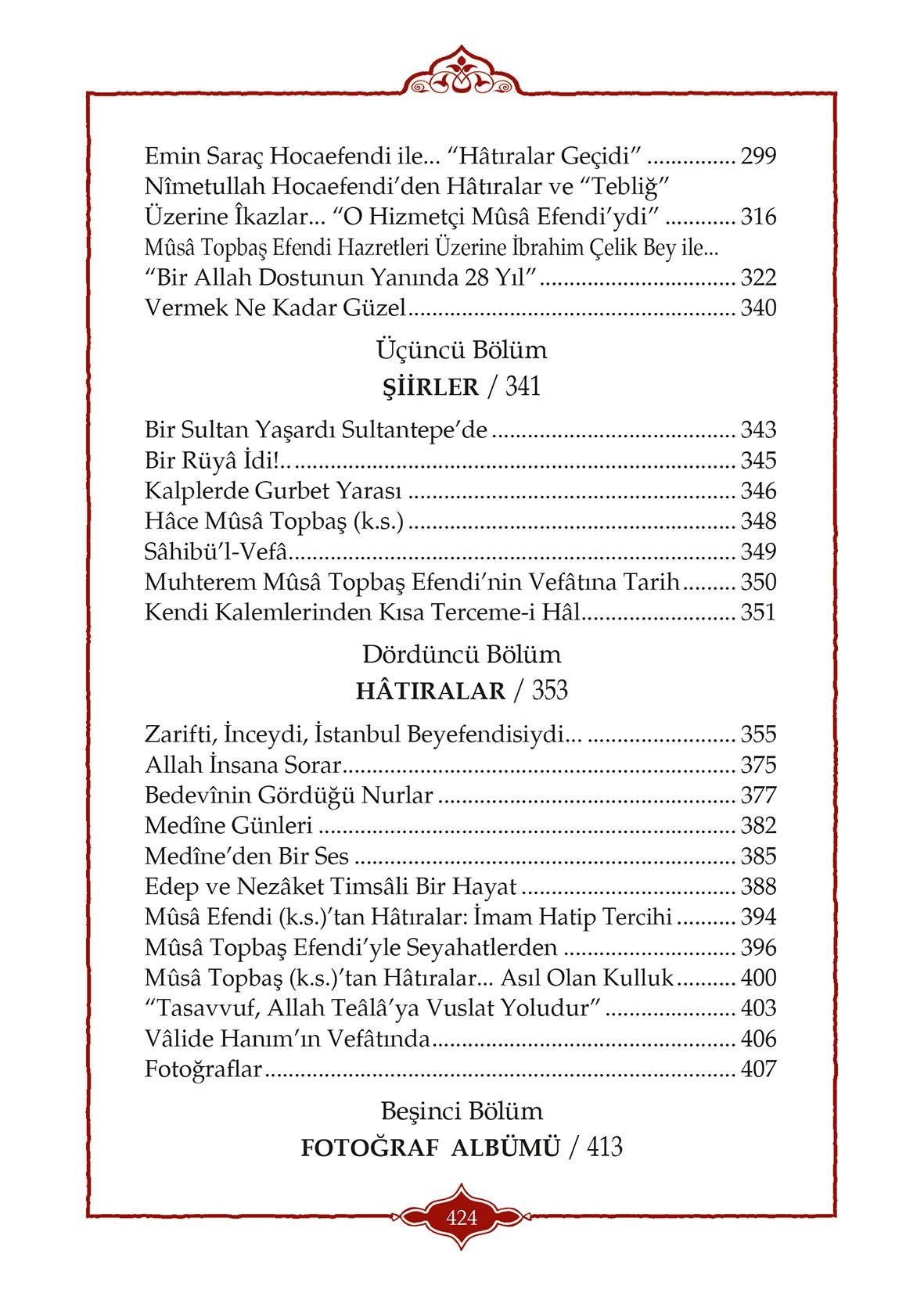 Sevenlerinin Dilinden Musa Efendi - Komisyon