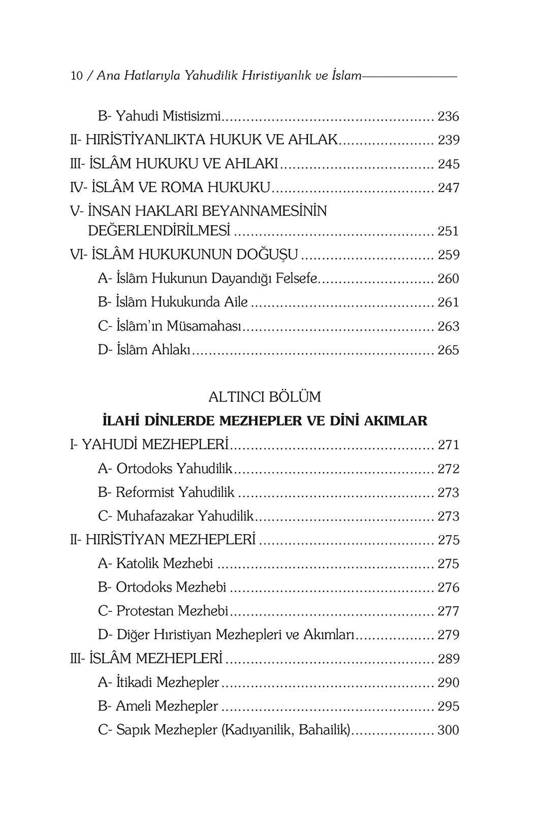 Yahudilik, Hıristiyanlık ve İslam - Doç. Dr. Erdoğan Baş, Dr. Salih İnci