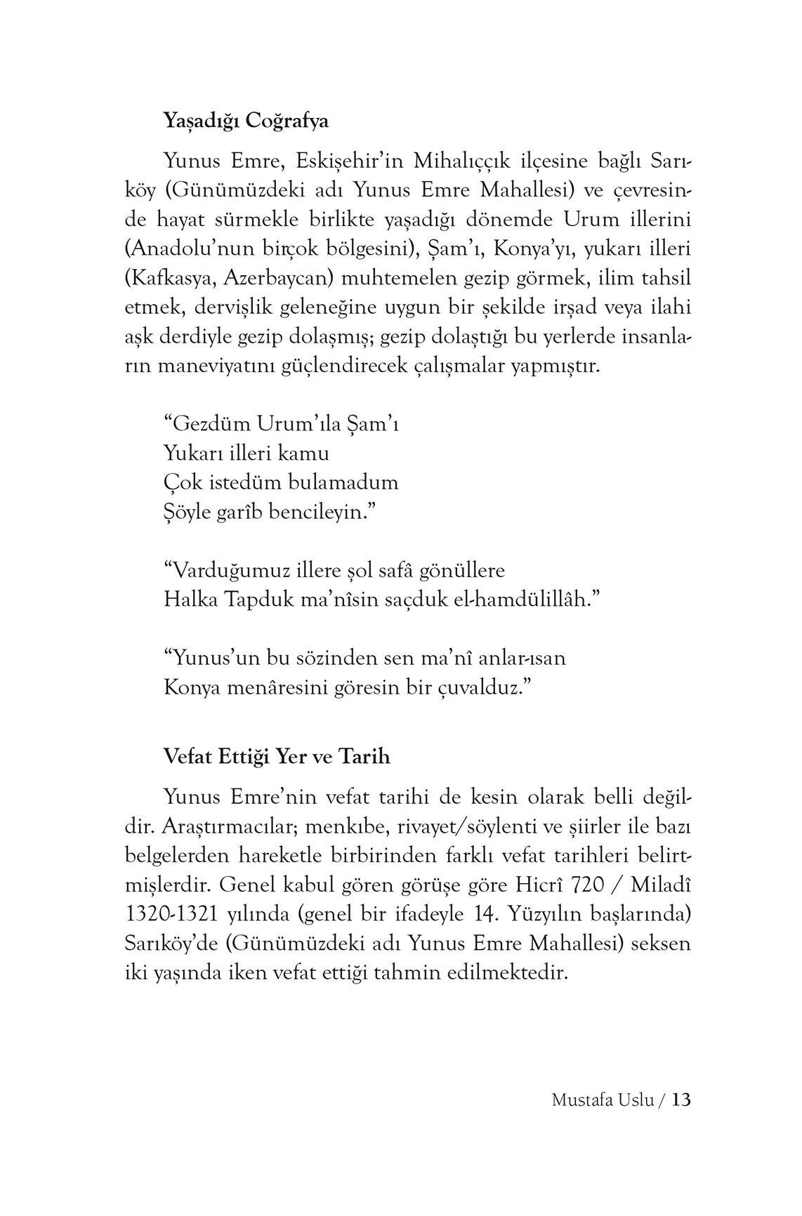 Yunus Emre - Mustafa Uslu