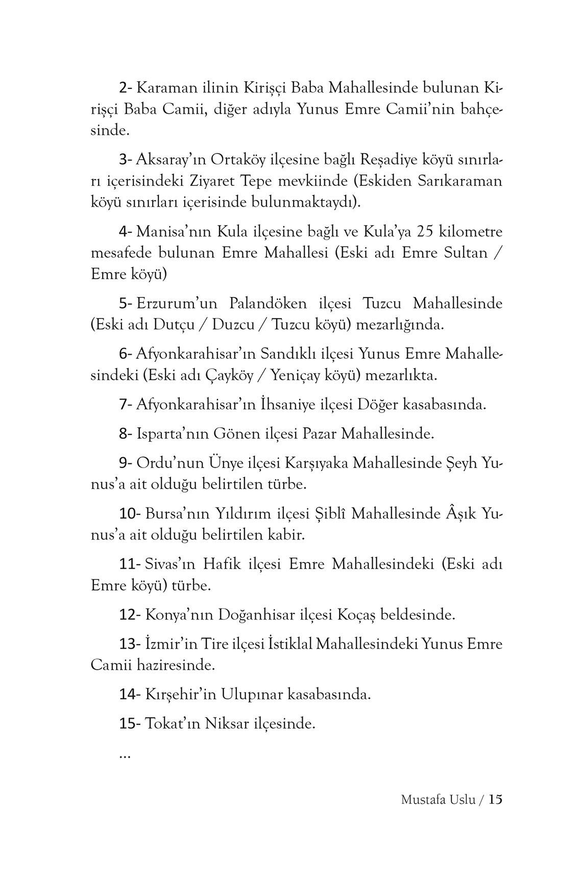 Yunus Emre - Mustafa Uslu