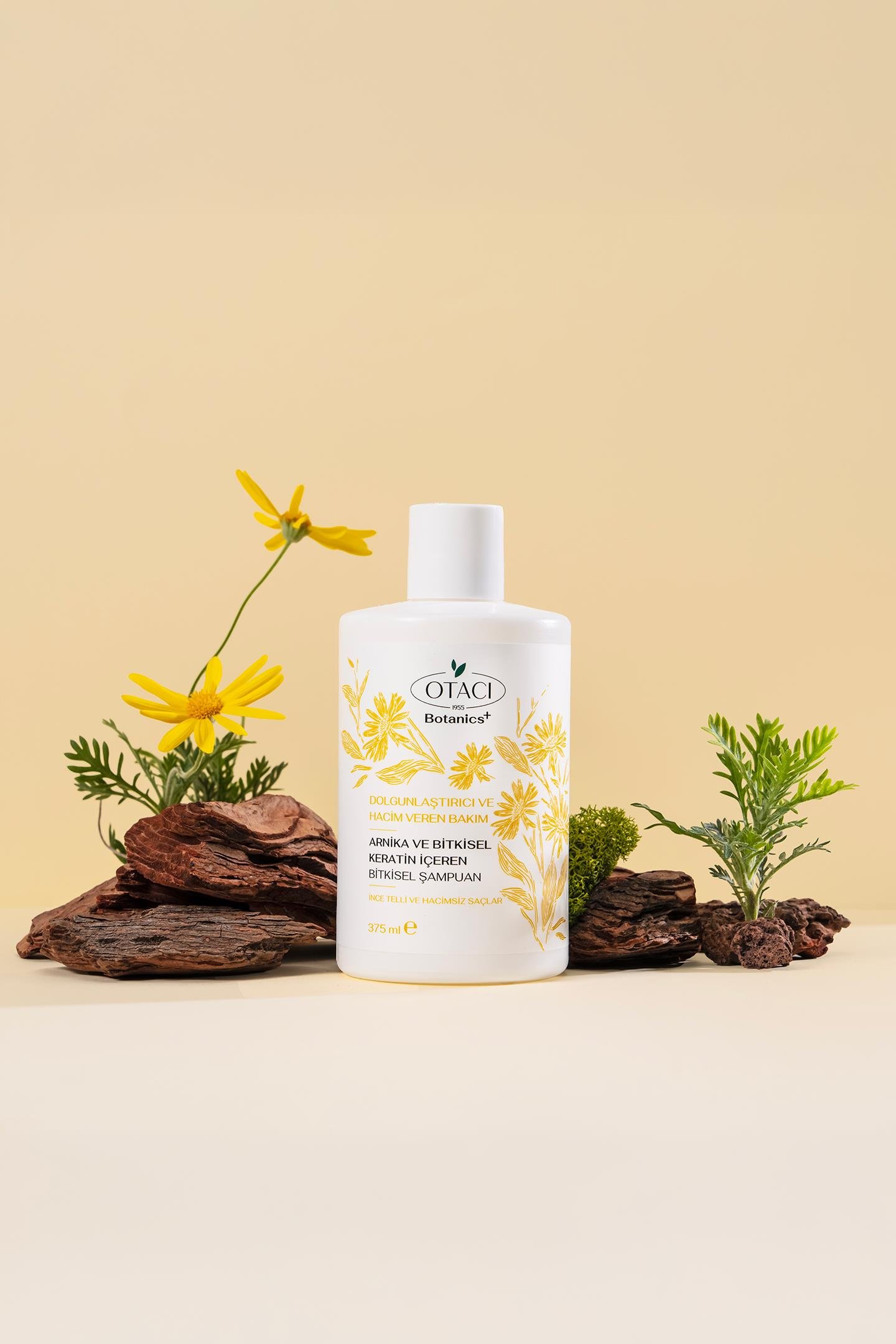 DOLGUNLUK & HACIM VEREN BAKIM - ARNIKA VE BITKISEL KERATIN IÇEREN BITKISEL SAMPUAN