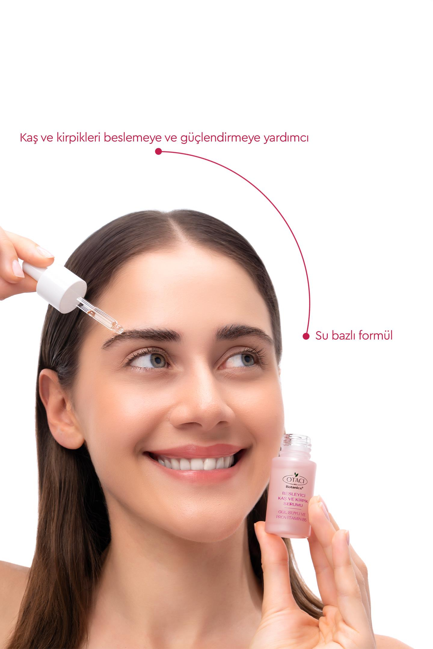 BESLEYICI KAS VE KIRPIK SERUMU - GÜL SUYU VE PROVITAMIN B5