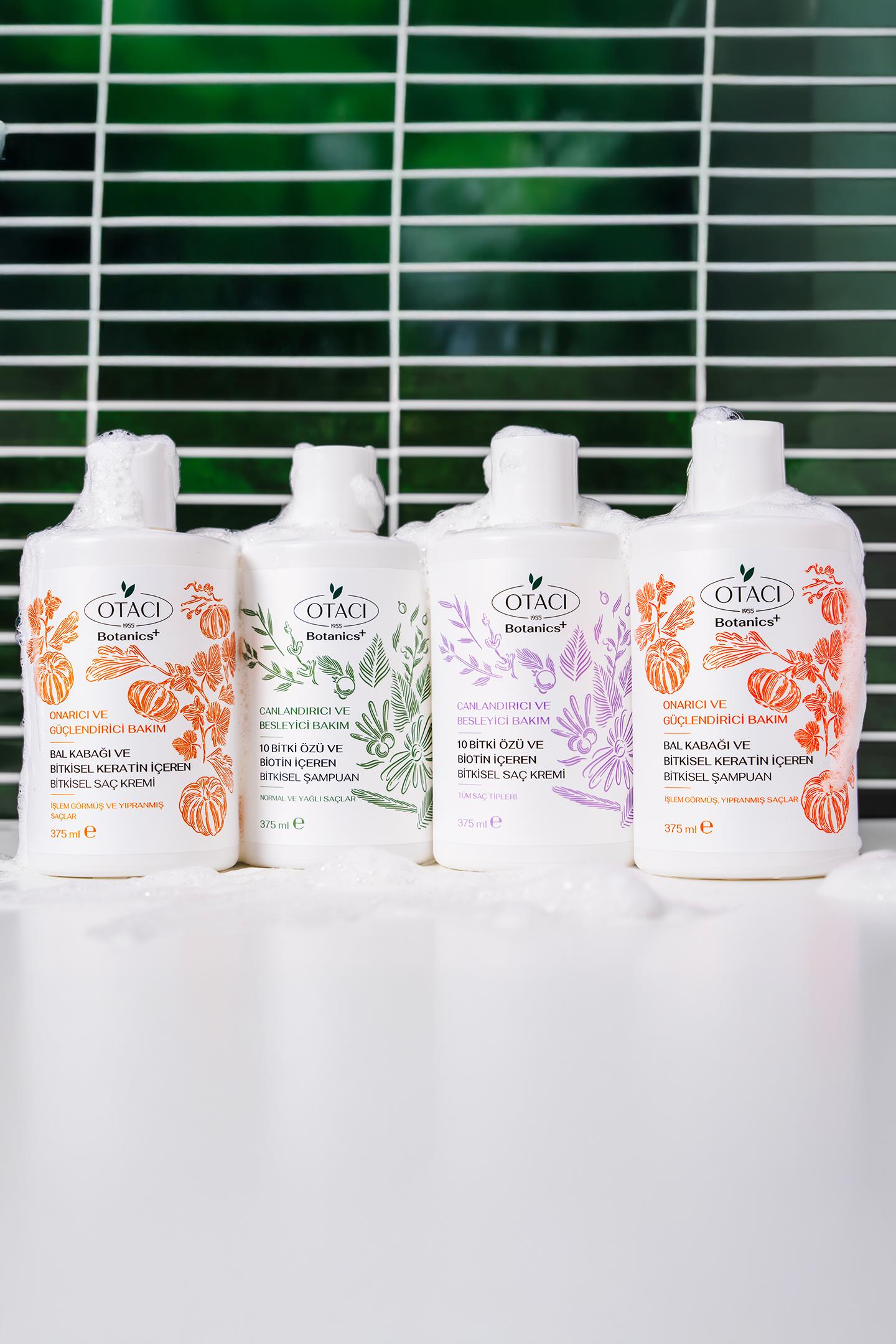 Botanics + Onarıcı & Güçlendiri Bakım- Balkabağı ve Bitkisel Keratin İçeren Bitkisel Şampuan