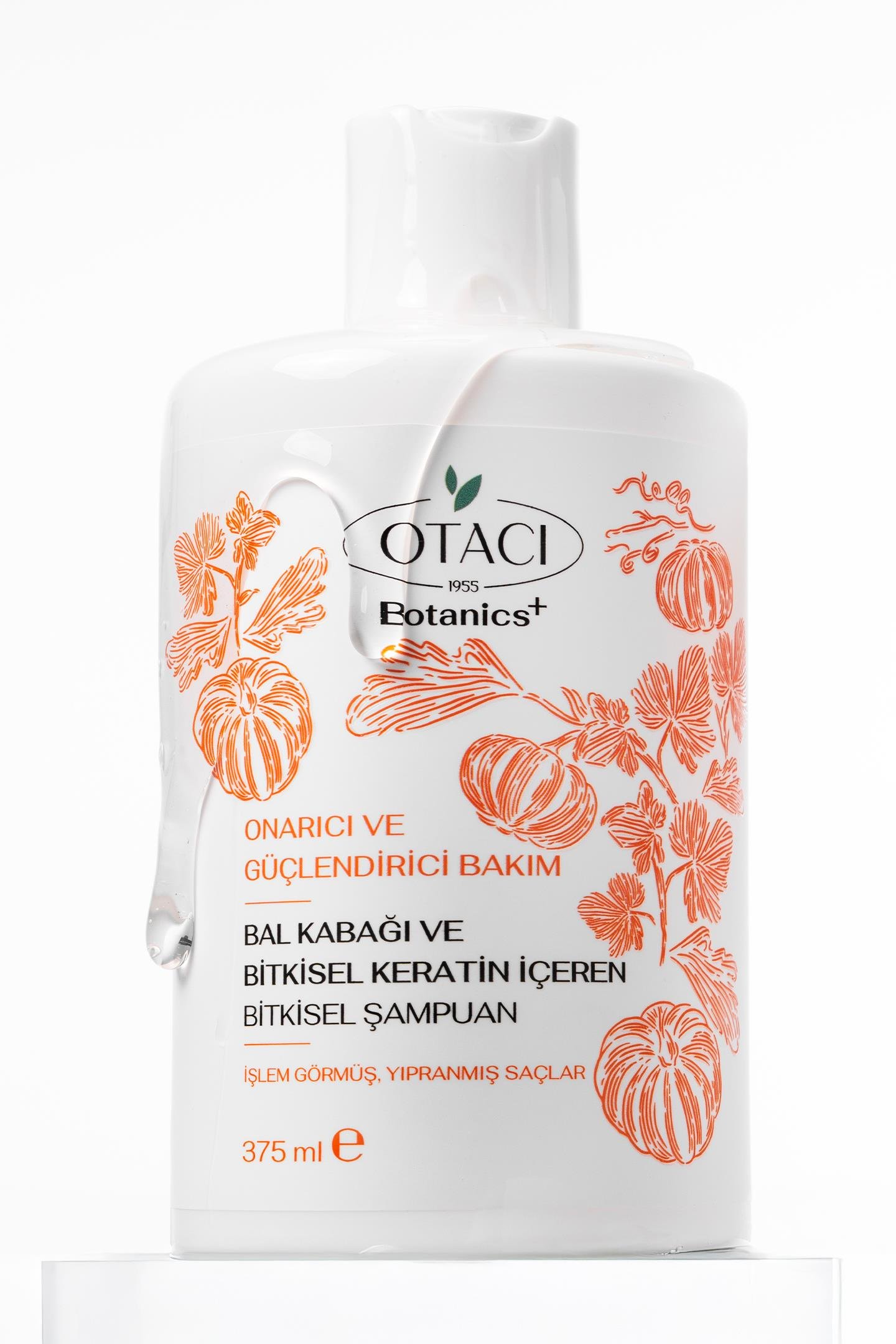 Botanics + Onarıcı & Güçlendiri Bakım- Balkabağı ve Bitkisel Keratin İçeren Bitkisel Şampuan