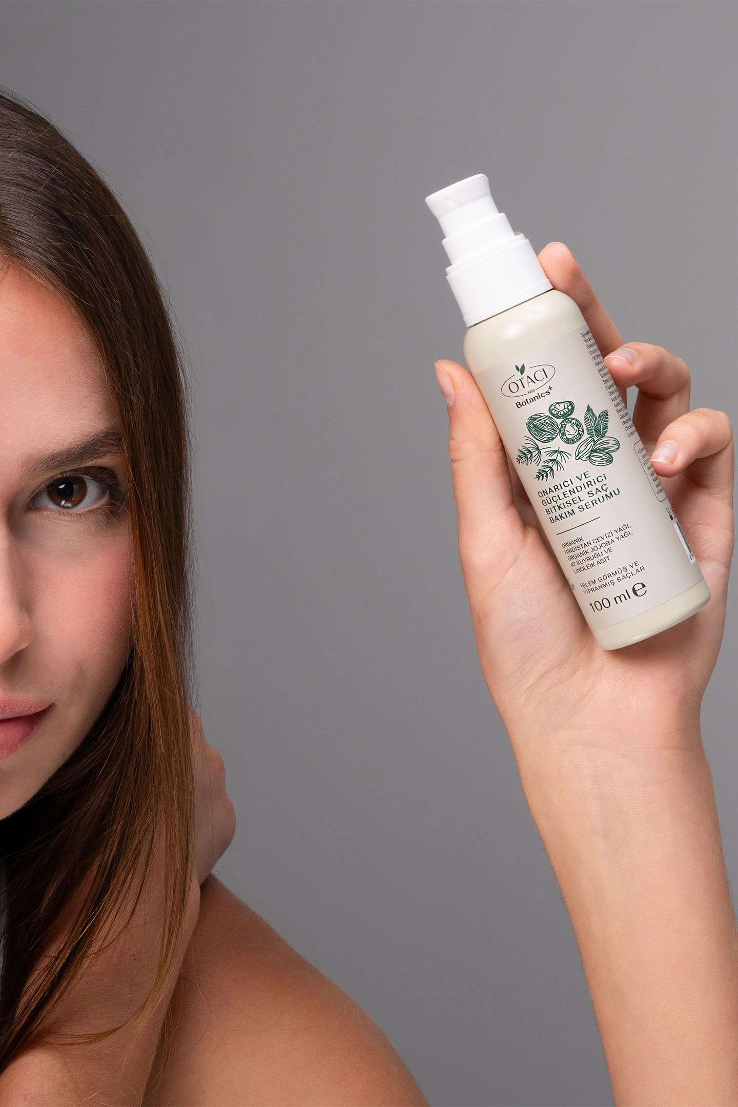 OTACI BOTANICS+ ONARICI VE GÜÇLENDİRİCİ BİTKİSEL SAÇ BAKIM SERUMU İŞLEM GÖRMÜŞ VE YIPRANMIŞ SAÇLAR