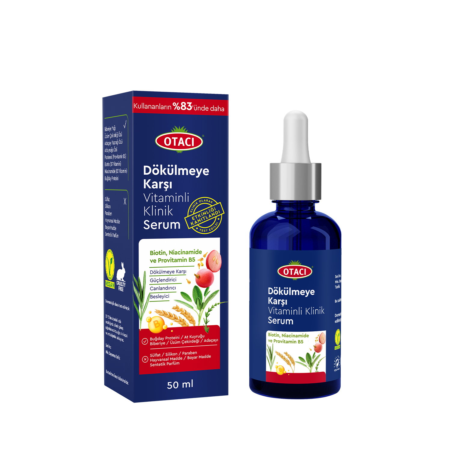 Dökülmeye Karşı Vitaminli Klinik Serum