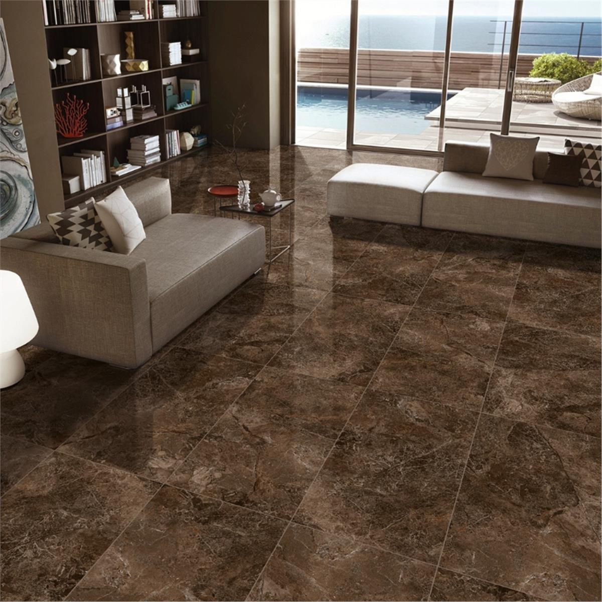 Anka Seramik 60x120 Patara Kahve Rektifiye Parlak