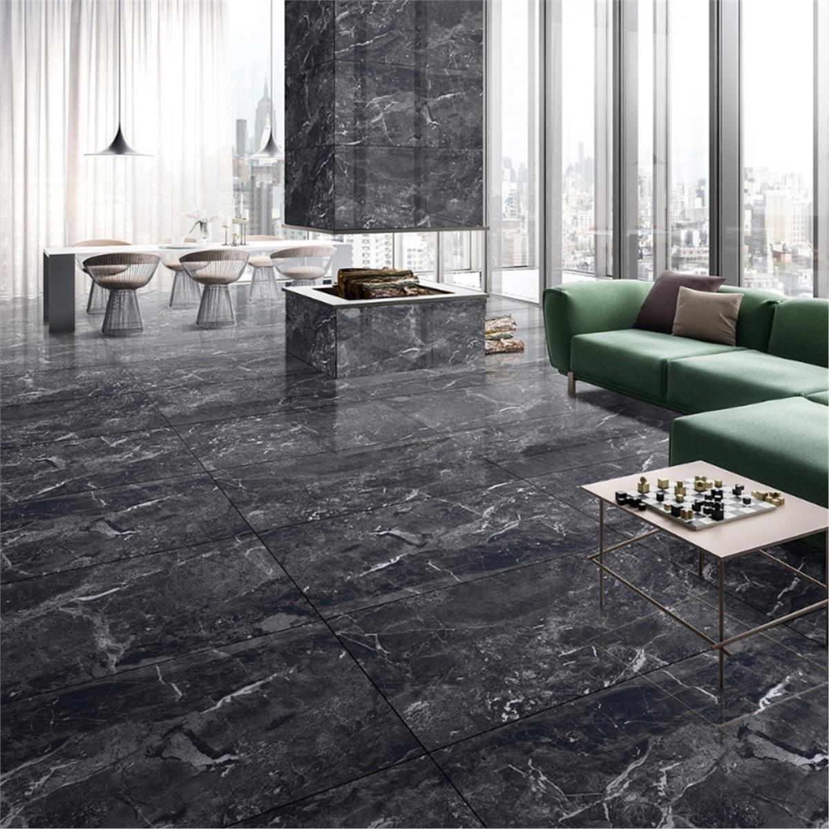 Anka Seramik 60x120 Biga Antrasit L Rektifiye Parlak
