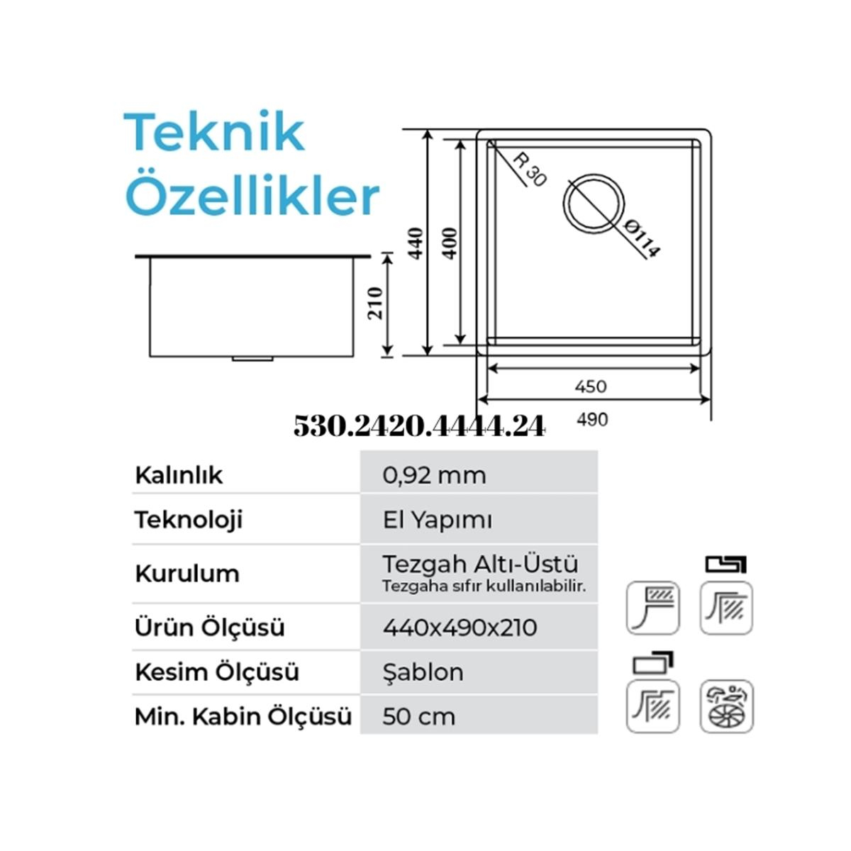 Crauf Venüs 3049 Mat Gri Evye