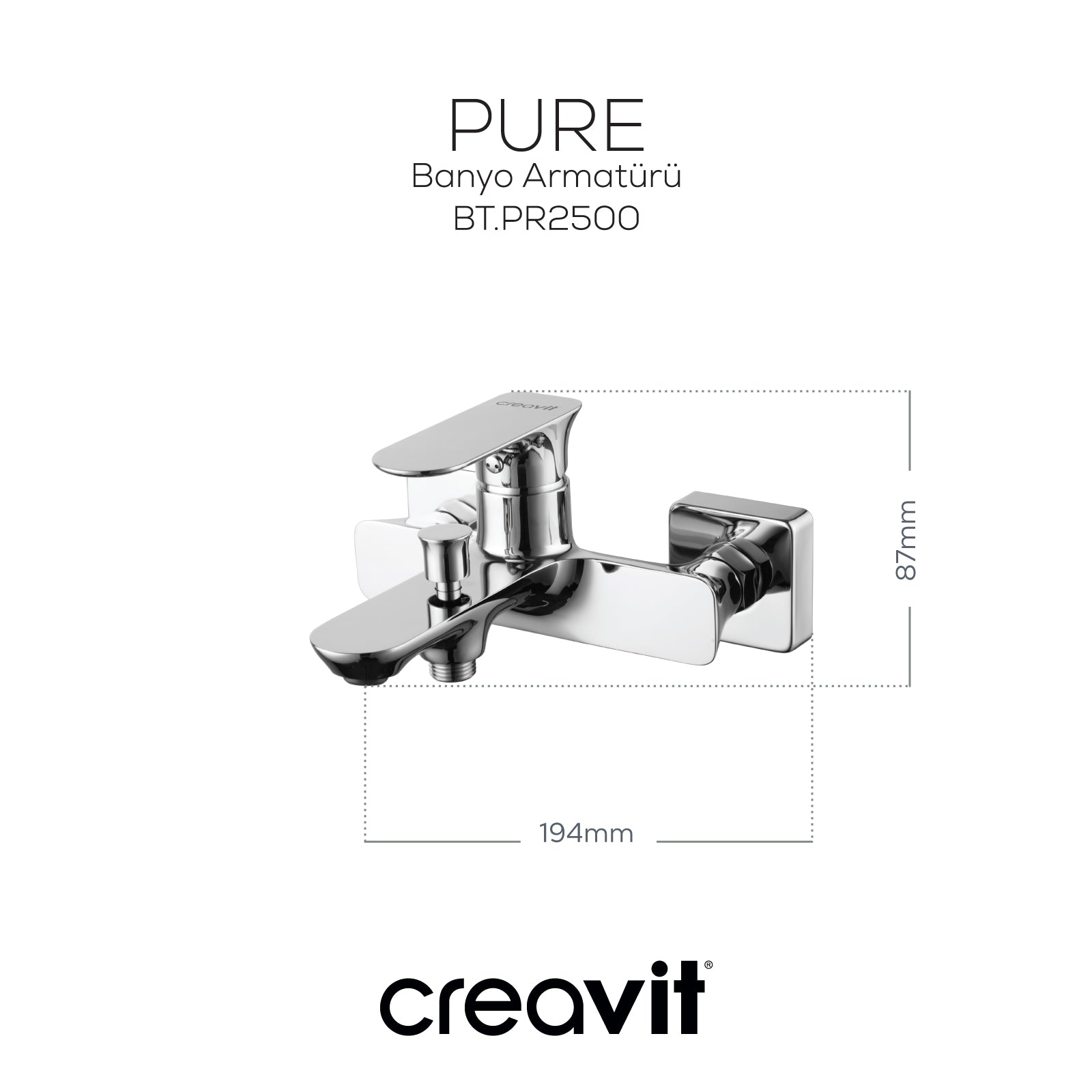 Creavit Pure Banyo Armatürü
