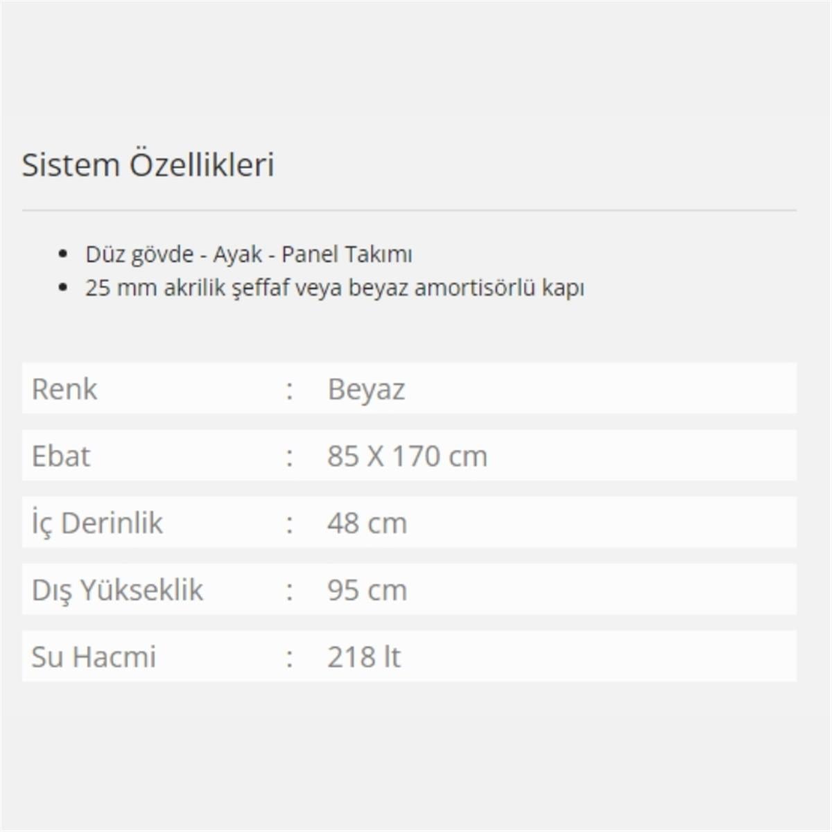 Formina Free Bendensel Engelli Özel Küvet